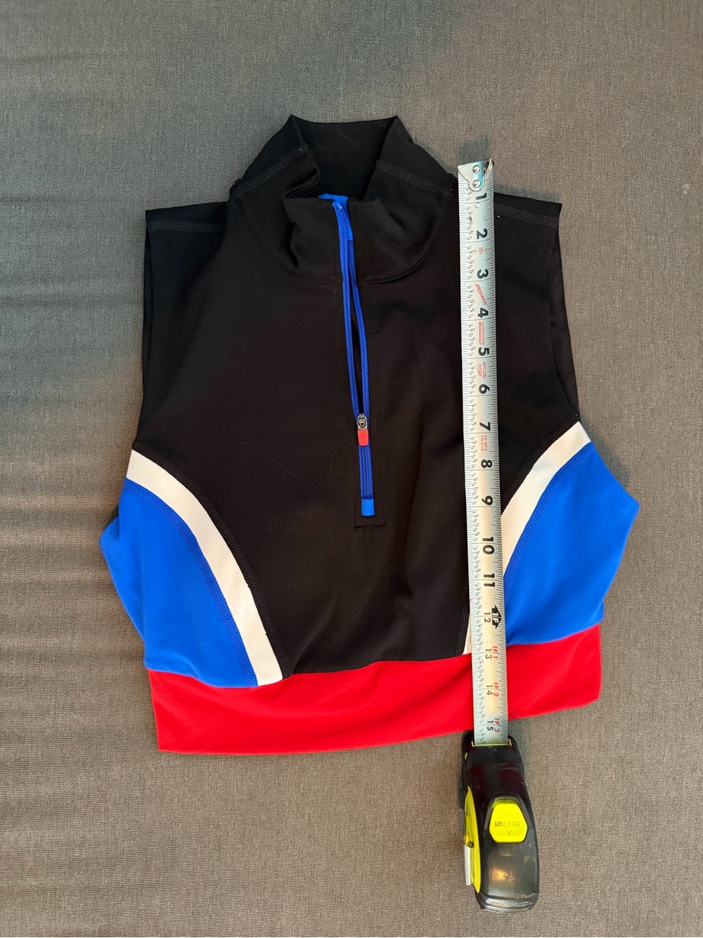 Women’s crop Top with built in pads - Black / Blue / Red